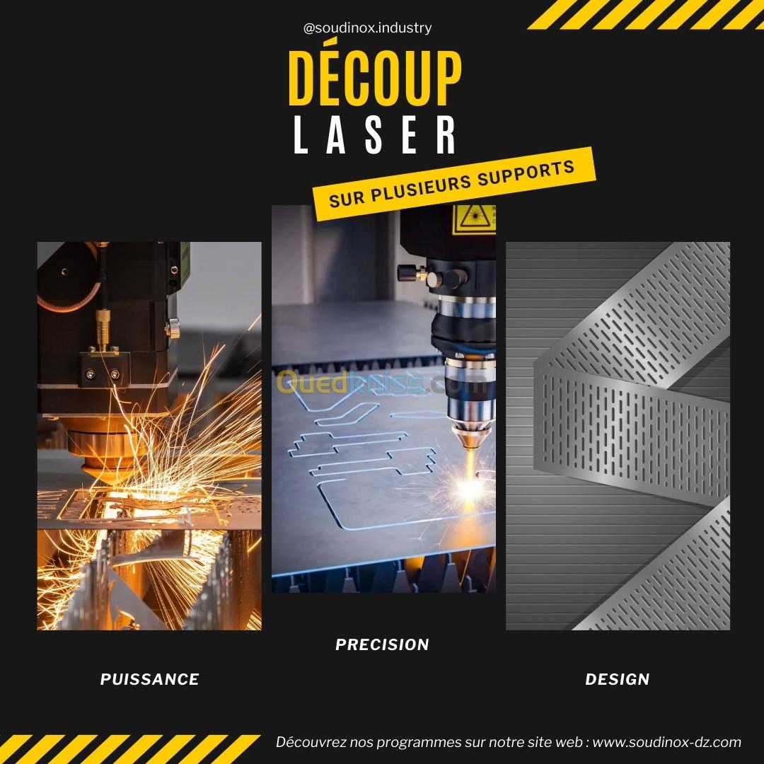 Découpage laser CNC