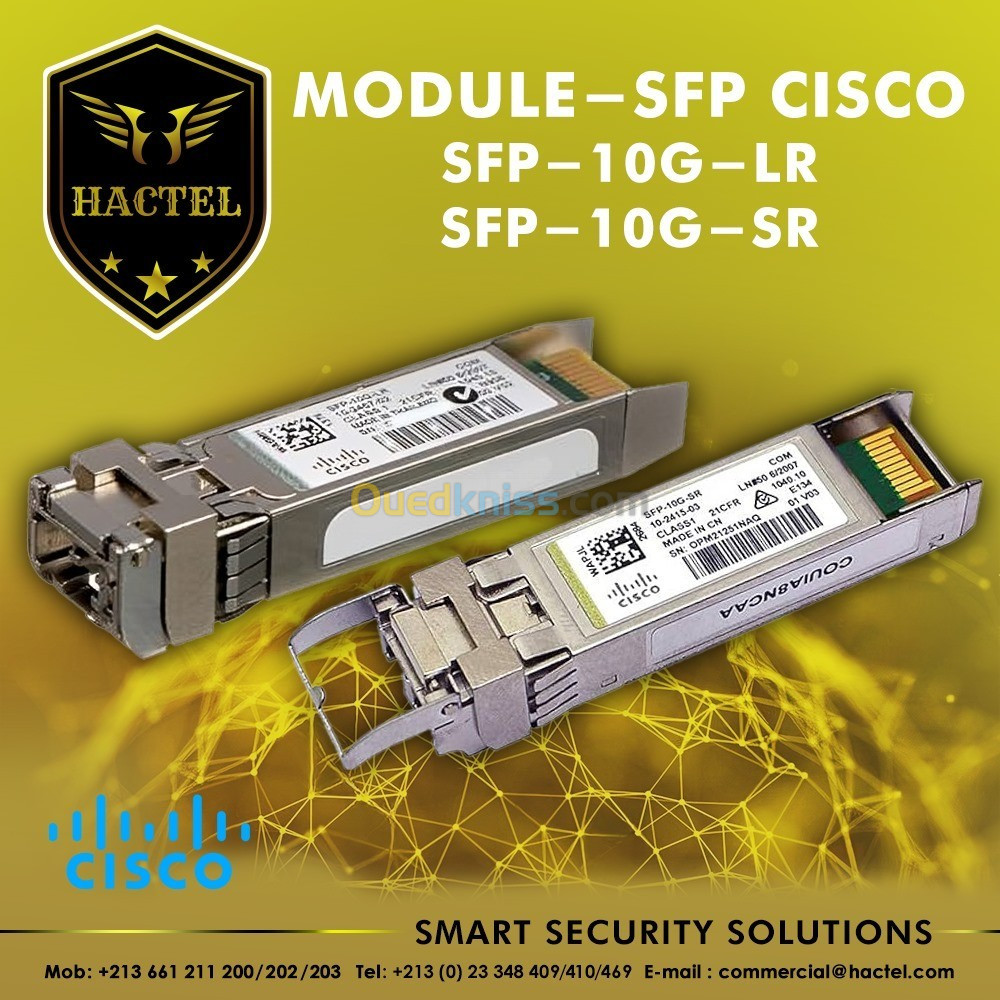 MODULE Cisco SFP-1G et SFP-10G 