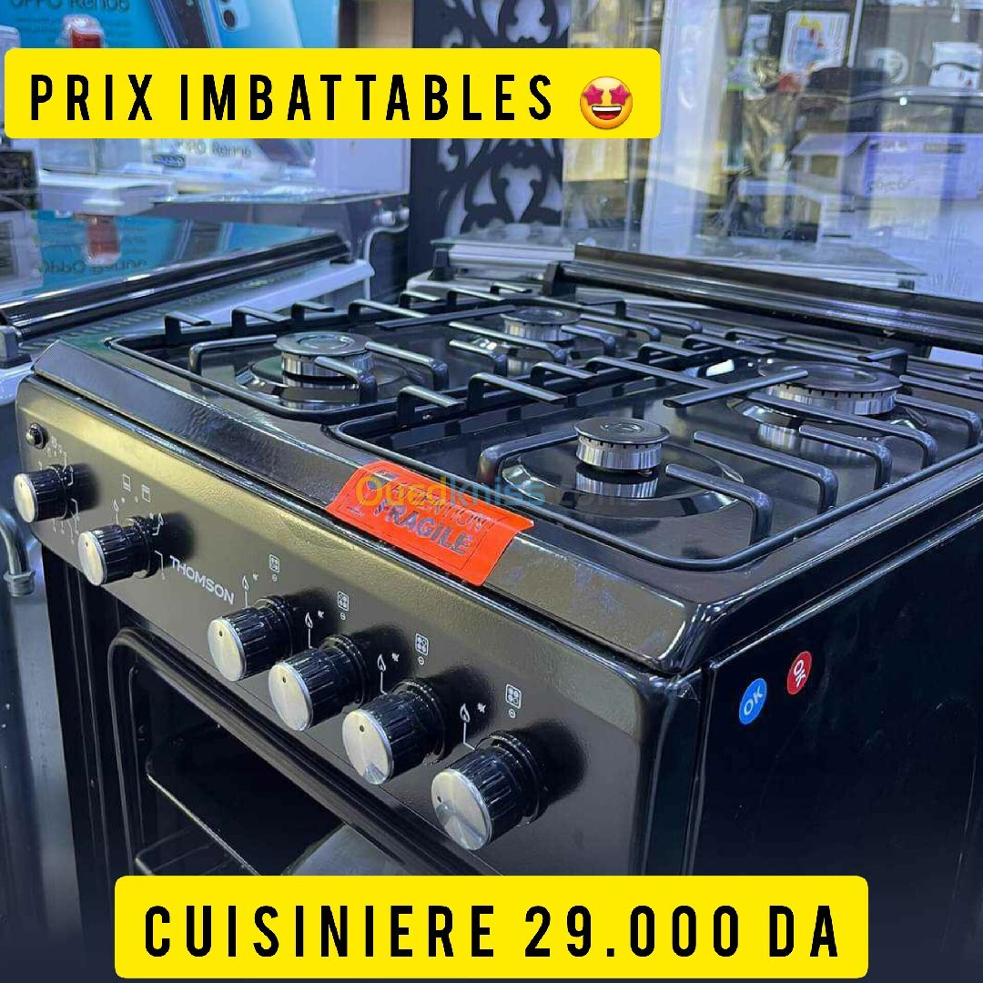 Promotion cuisinière thomson disponibles en deux couleurs 