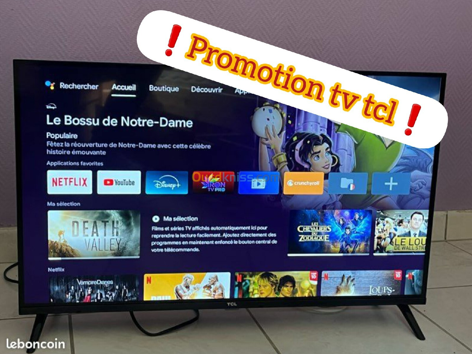 Promotion tv tcl 32 pouce Smart Android 11