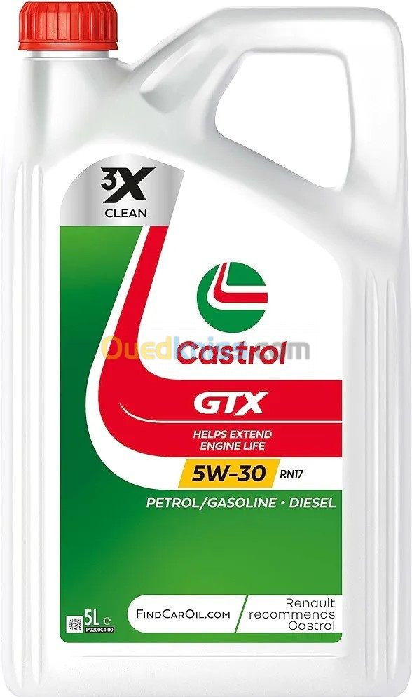 L'huile moteur Castrol 5w30 RN17