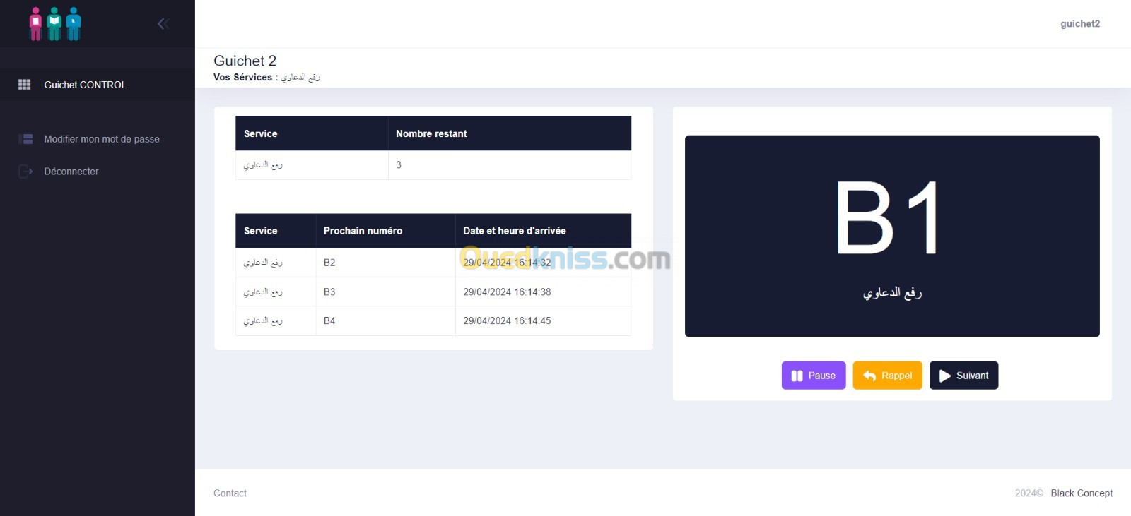 Système de gestion de file d'attente EasyWait 