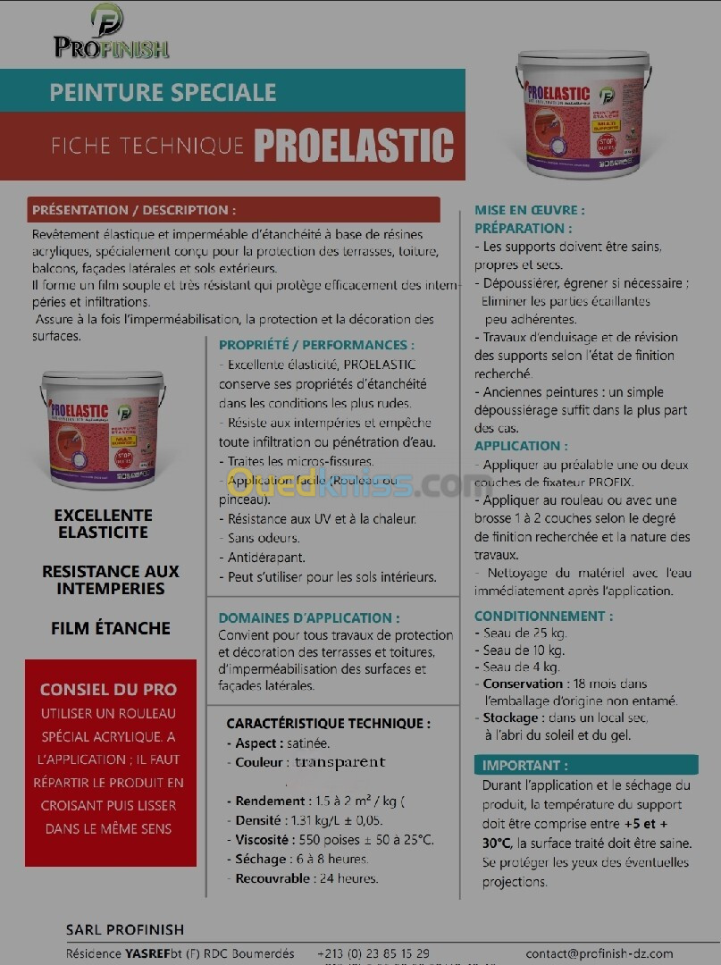 Proelastic transparent 20 kg 