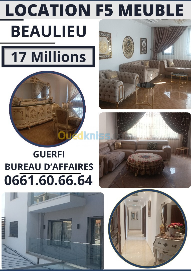 Location Niveau De Villa F5 Alger Oued smar