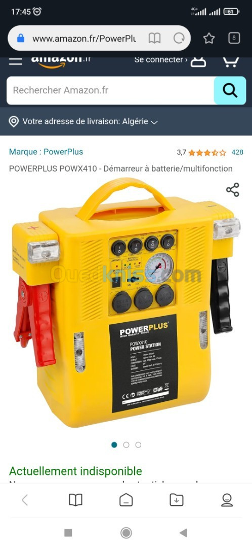 Démarreur à batterie multifonction 