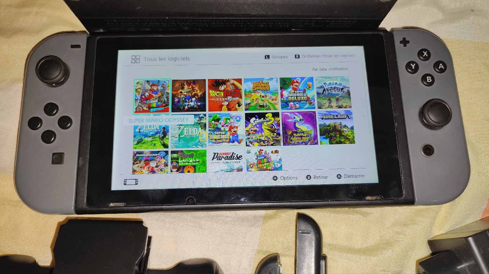 Nintendo switch flashée puce 128 go 