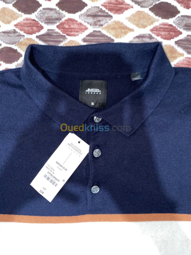 pull polo burton taille xl ylebes l jdid machi melbous