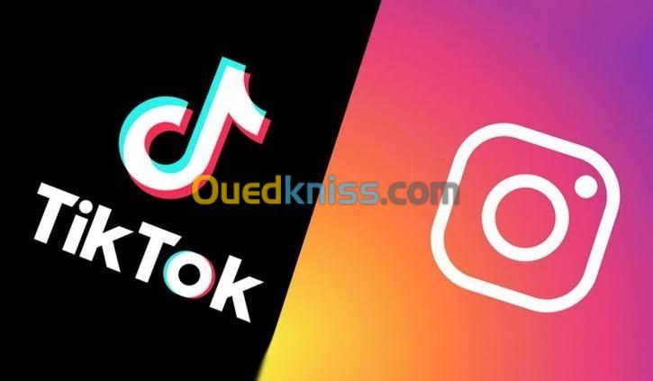 Compte tiktok instagram