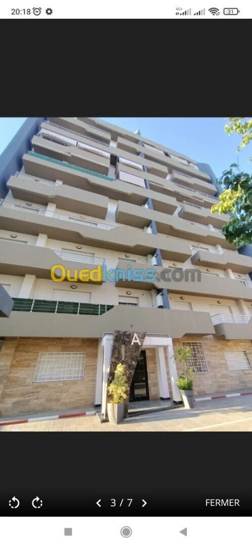 Location Appartement F4 Alger Ouled fayet