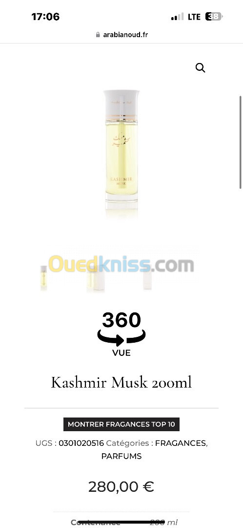 Kashmir 200ml