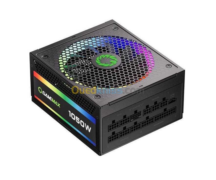 Alimentation GAMEMAX 1050W 80+ GOLD RGB SMART