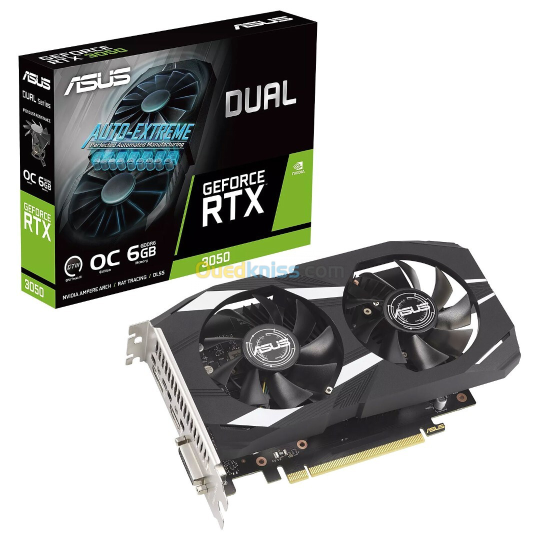 ASUS DUAL GeForce RTX 3050 OC 6 Go