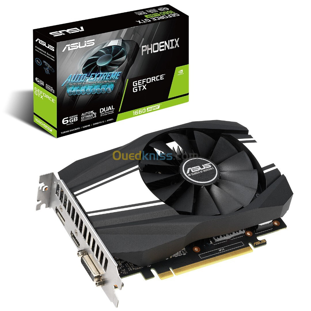 Carte graphique ASUS GTX 1660 SUPER PH-GTX1660S-O6G (Neuf)