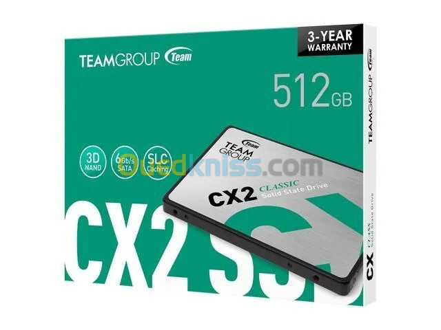  SSD TEAMGROUP CX2 512Go