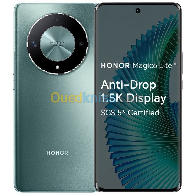 HONOR Magic6 Lite 5G, Dual, 256GB 8GB Ram, Emerald Green Magic6 Lite 5G