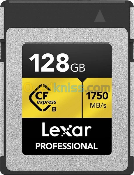 Lexar CFexpress Professional GOLD Type-B 128 Go 1750 Mo/s 1500Mo/s