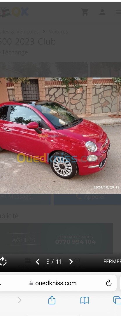 Fiat 500 2023 Club