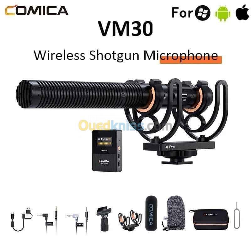 Comica Audio VM30 Wireless Shotgun Microphone System (2.4 GHz)