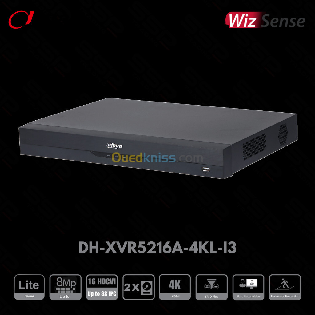 Dahua XVR5216A-4KL-I3 / 16CH 2HDDs WizSense Digital Video Recorder