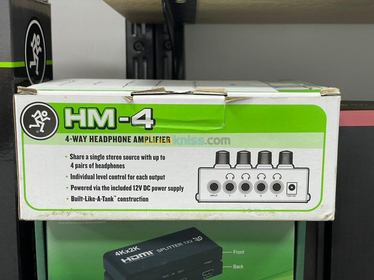 Amplificateur de casque 4 canaux Mackie HM-4 
