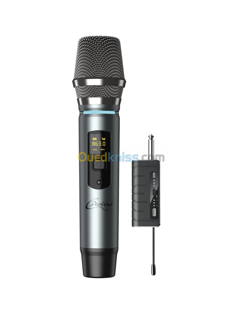 Microphone sans fil Rechargeable via câble USB