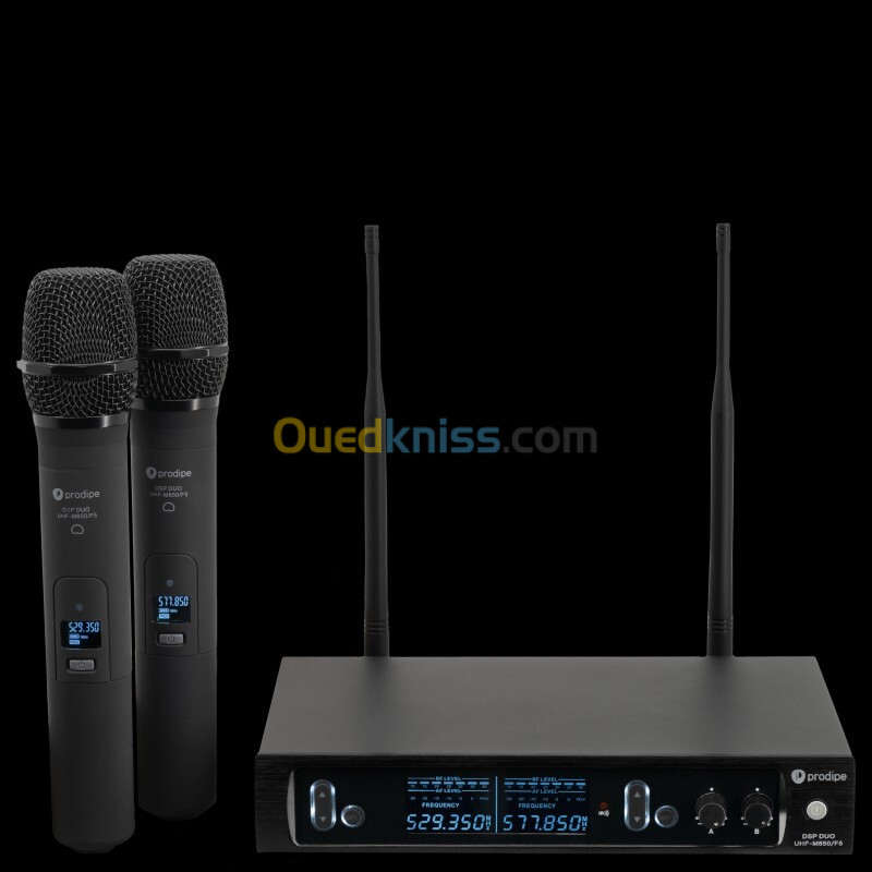 DOUBLE MICROPHONE SANS FIL PRODIPE UHF 