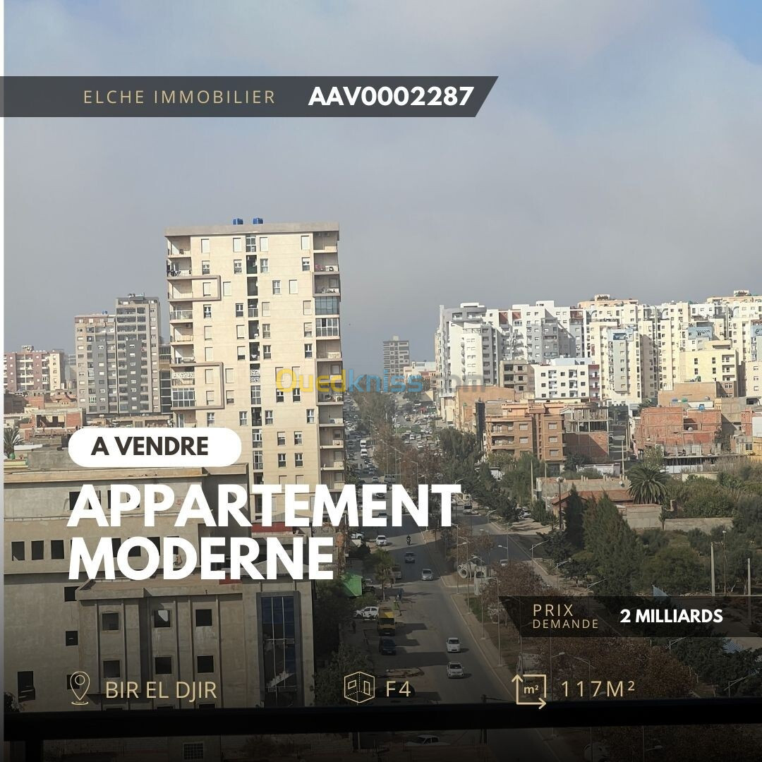 Vente Appartement F4 Oran Bir el djir