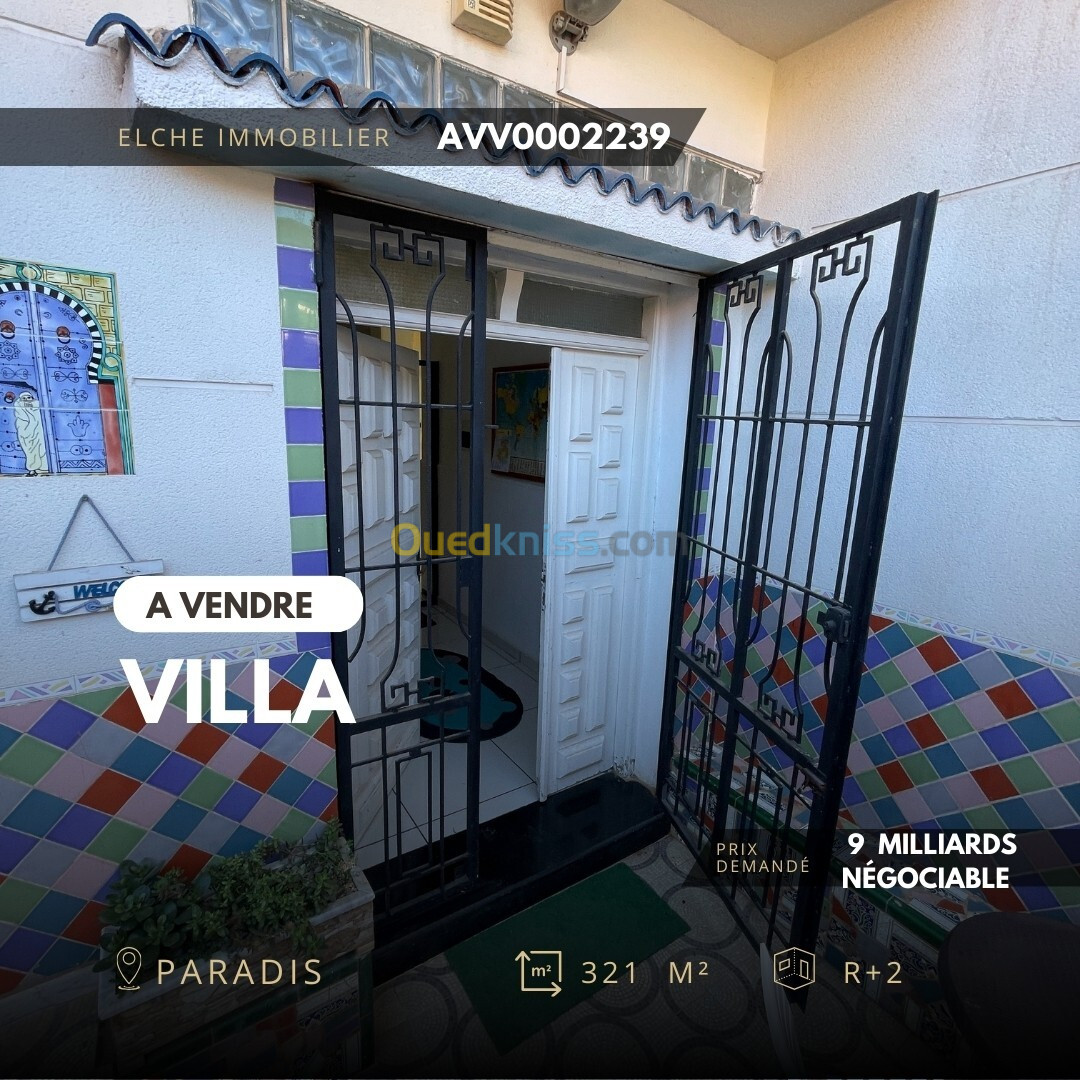 Vente Villa Oran Ain el turck