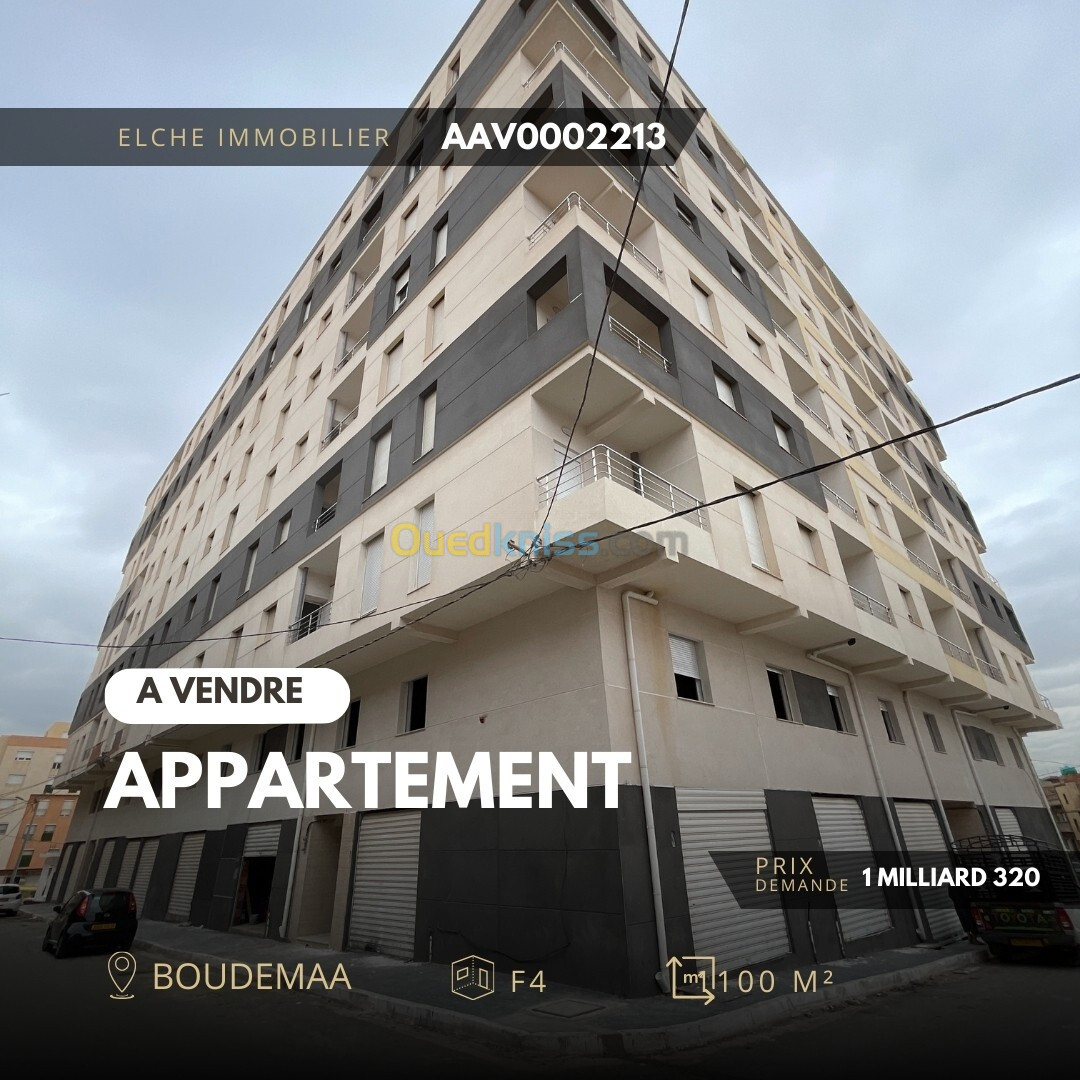 Vente Appartement F4 Oran Bir el djir