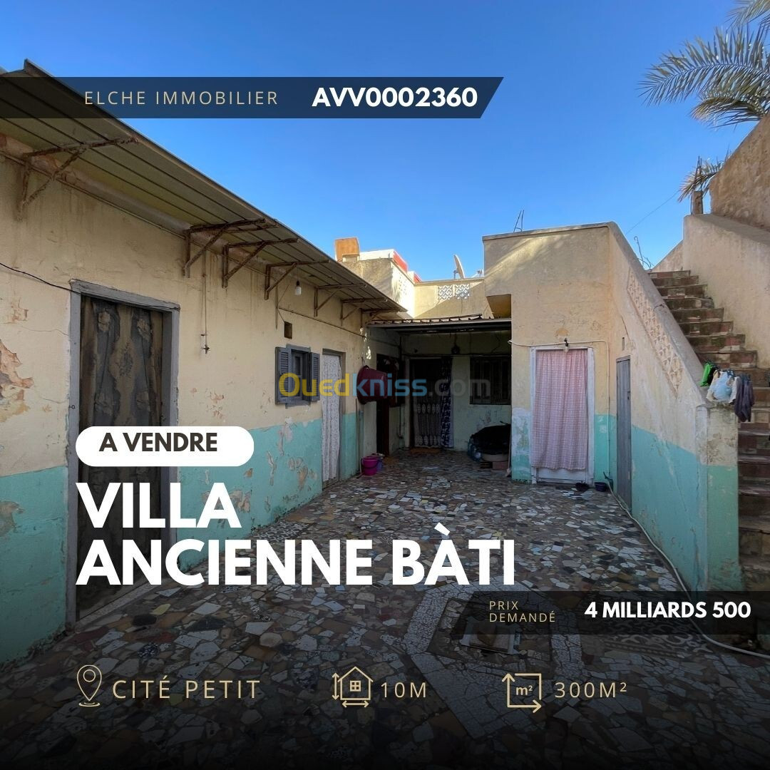 Vente Villa Oran Oran