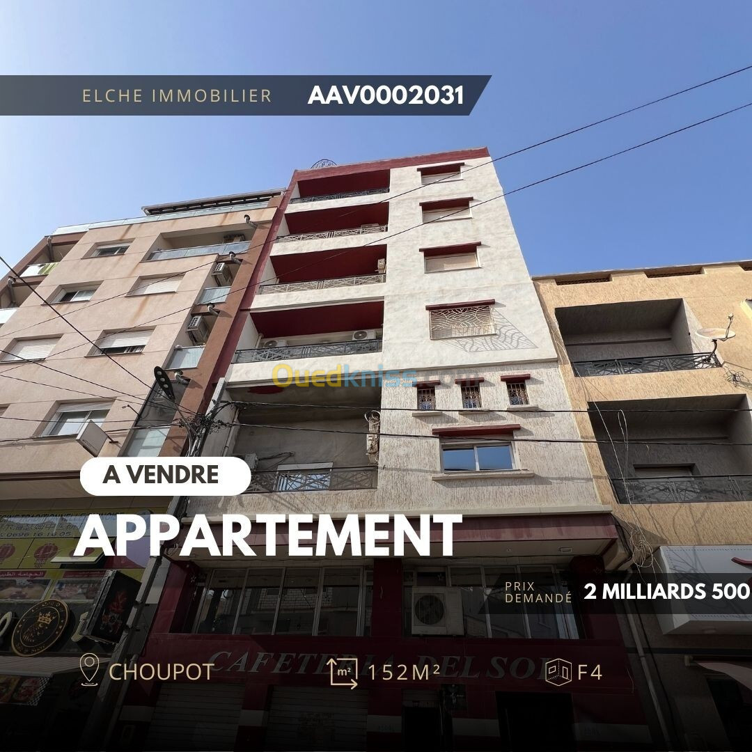 Vente Appartement F4 Oran Oran