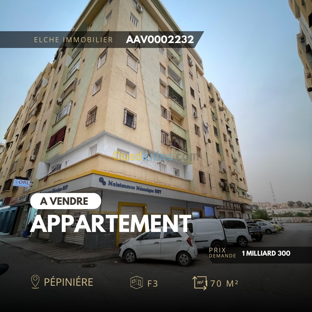 Vente Appartement F3 Oran Bir el djir