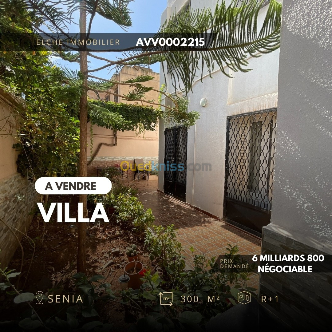 Vente Villa Oran Es senia