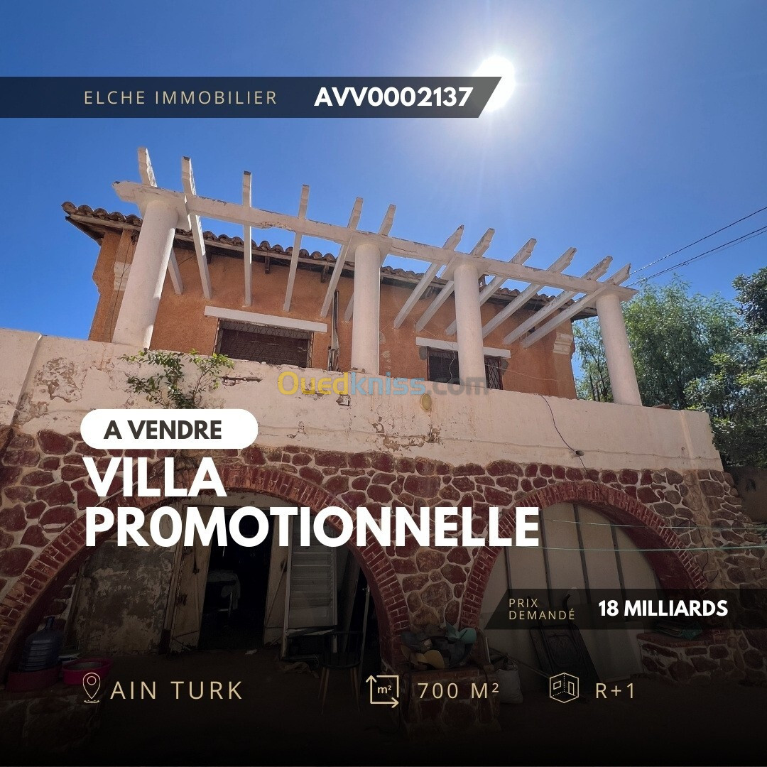 Vente Villa Oran Ain el turck