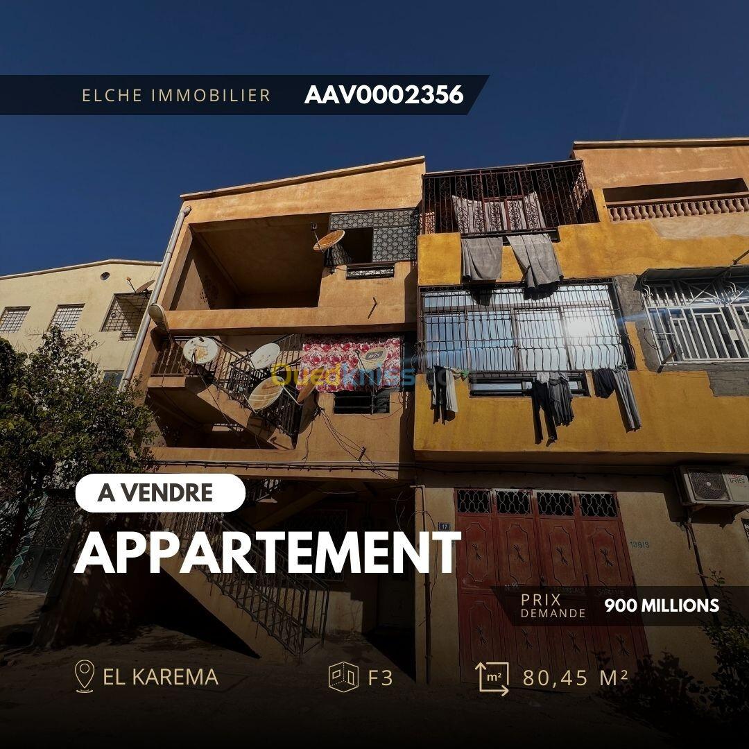 Vente Appartement F3 Oran El Kerma