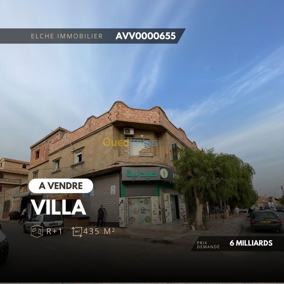 Vente Villa Oran Hassi bounif