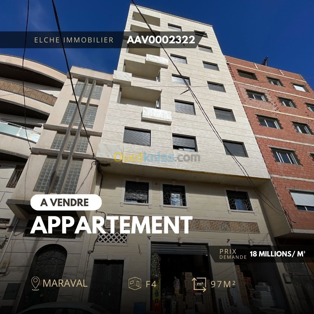 Vente Appartement F4 Oran Oran