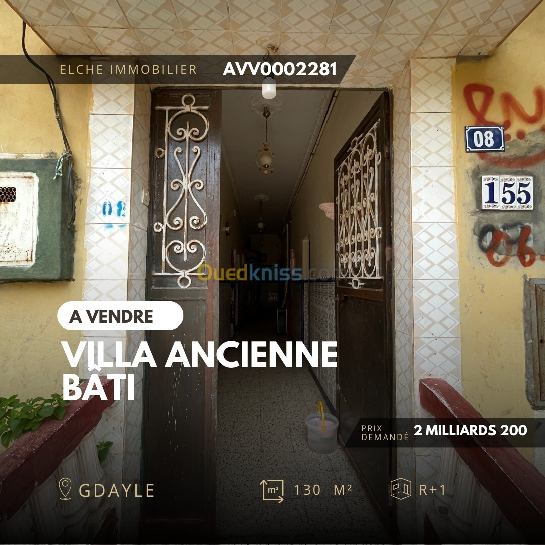 Vente Villa Oran Gdyel