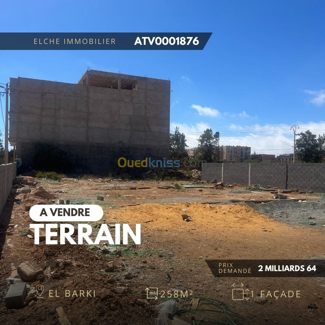 Vente Terrain Oran Oran