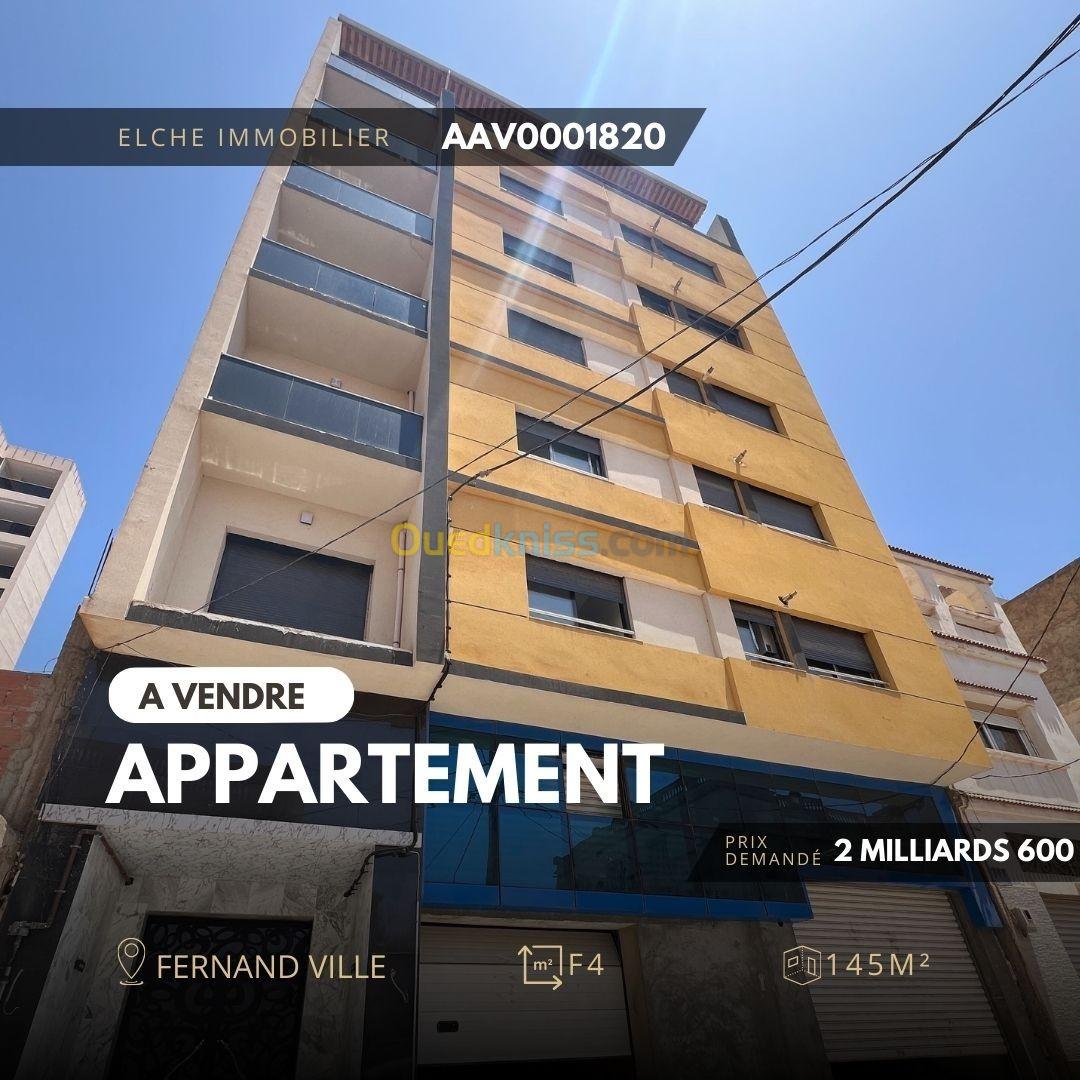 Vente Appartement F4 Oran Bir el djir