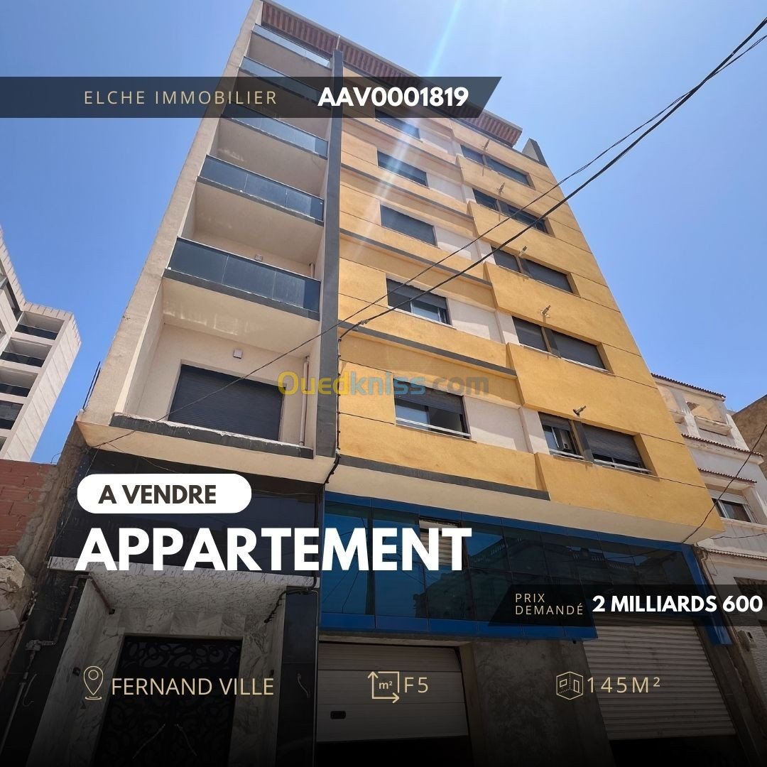 Vente Appartement F5 Oran Bir el djir