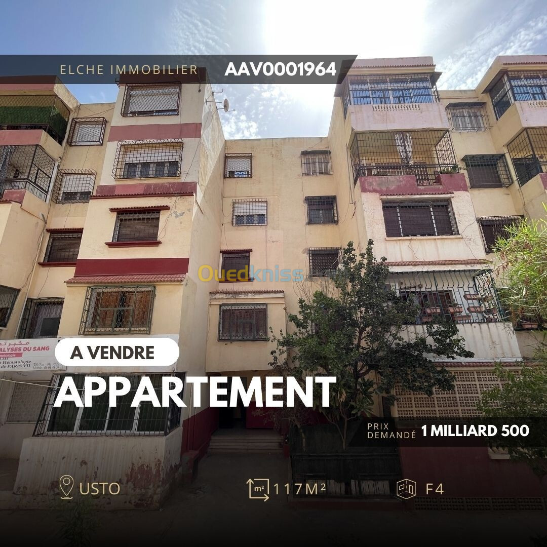 Vente Appartement F4 Oran Bir el djir