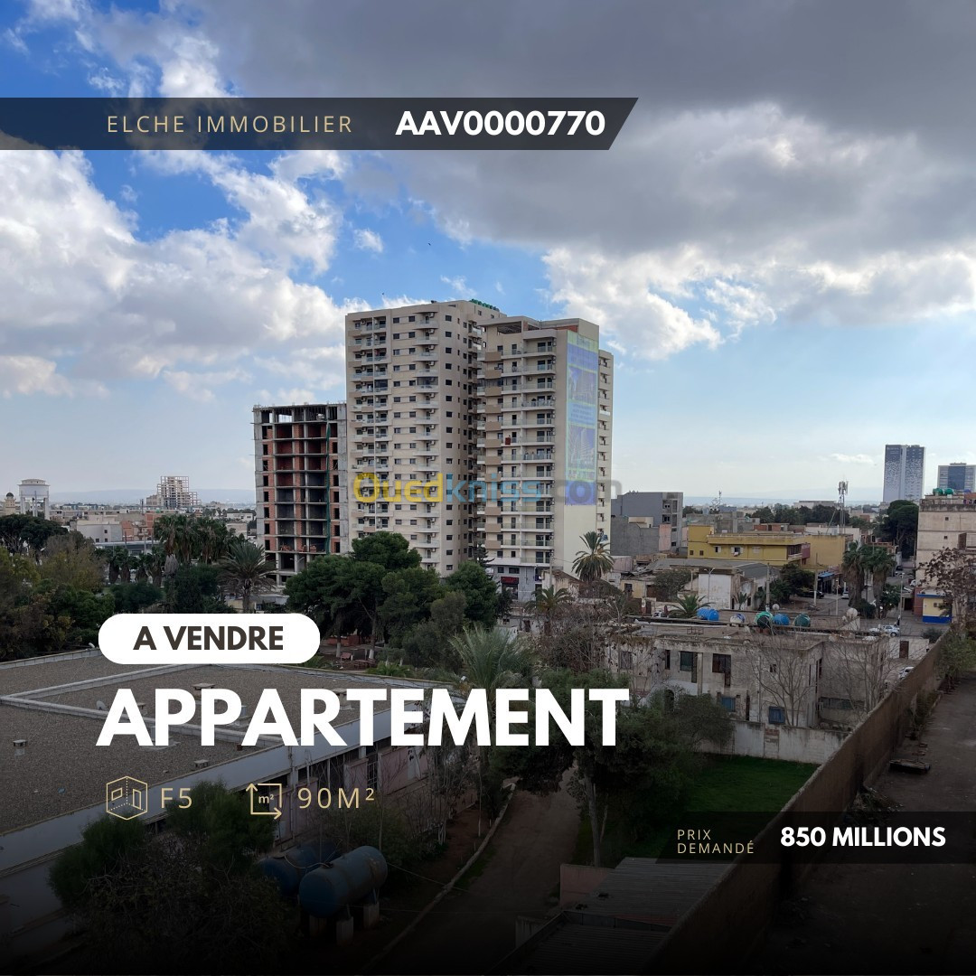 Vente Appartement F5 Oran Oran