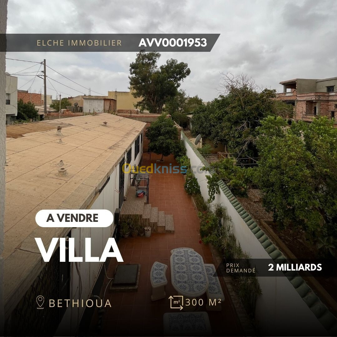 Vente Villa Oran Bethioua