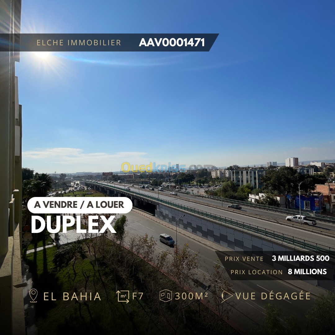 Vente Duplex F7 Oran Oran