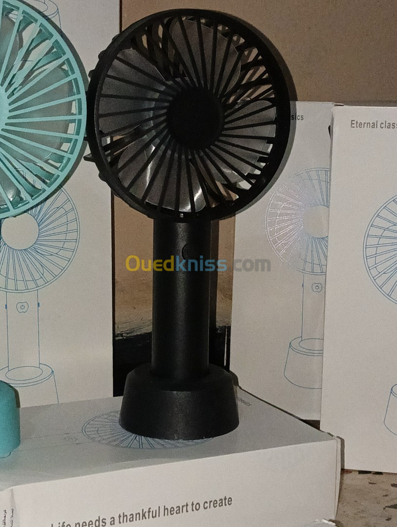 Mini ventilateur 3 vitesse recharjable