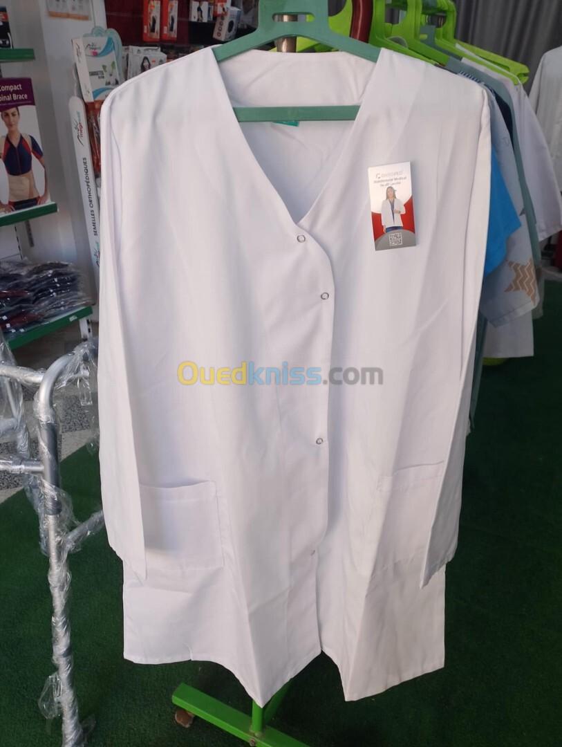 BLOUSE MÉDICALE BLANCHE pour femmes