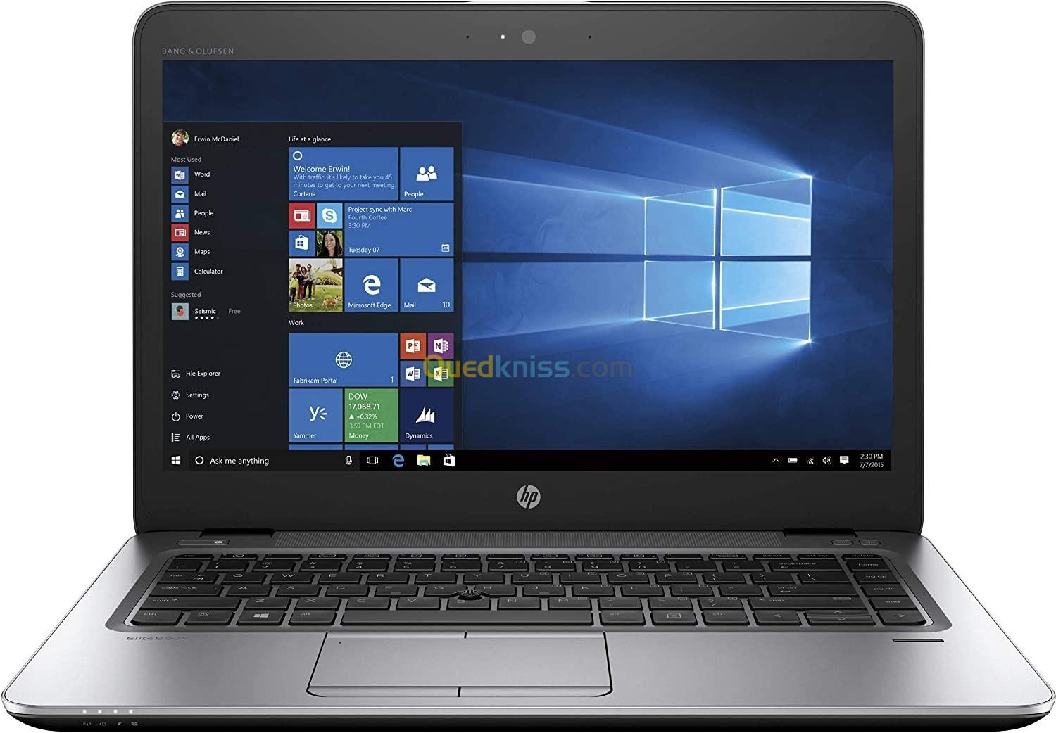 HP EliteBook 840 G4 14" HD Laptop, Core i5-7300U 2.6GHz, 16GB RAM, 512GB SSD, Windows 10 Pro