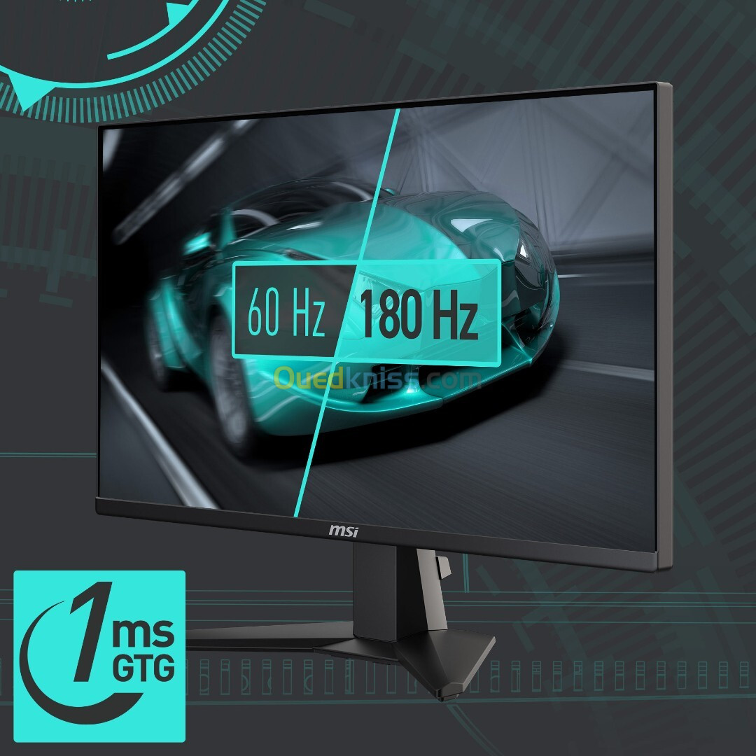 ECRAN MSI MAG G255F 180MHZ FAST IPS 