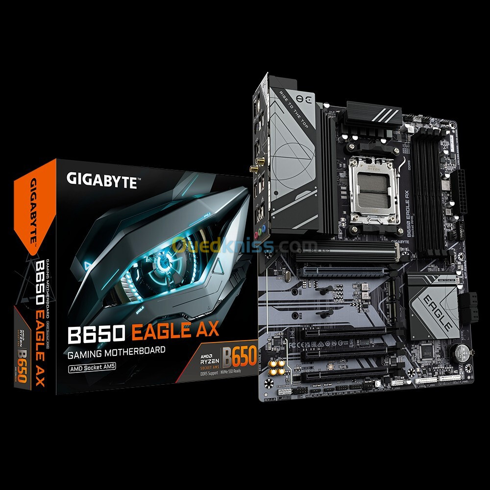 CARTE MERE GIGABYTE B650 EAGLE AX AM5 DDR5 7600MHZ